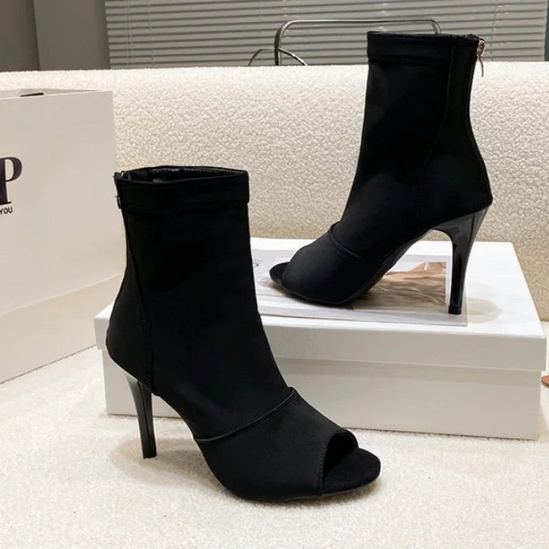 Women Shoes Boots - 2025Women Ballroom Latin Dance Shoes Black