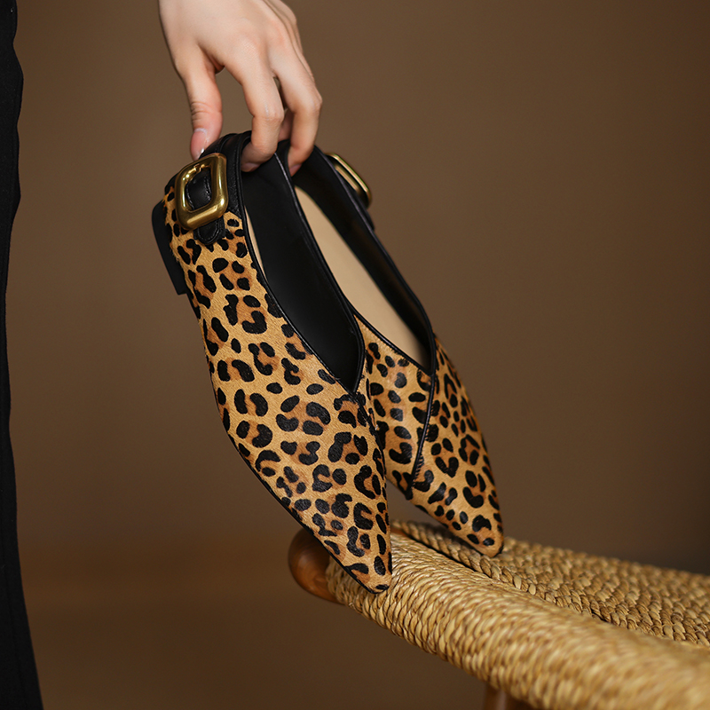 Pointed Toe Flat - 2026 New Spring Trend Genuine Leather