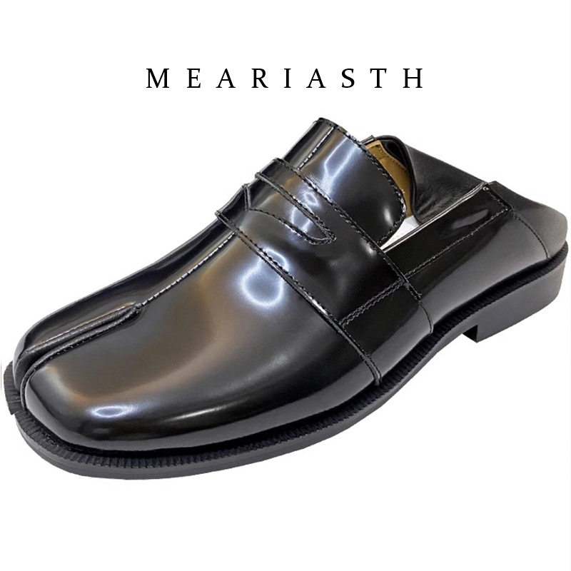 Women'S Shoes Wide Width - black Tabi Shoes Split Toe Patent