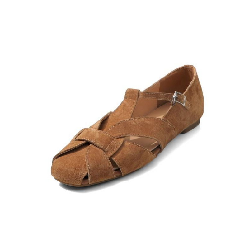 Women'S Shoes Wide Width - Comfortable Retro Breathable Light Weight Square
