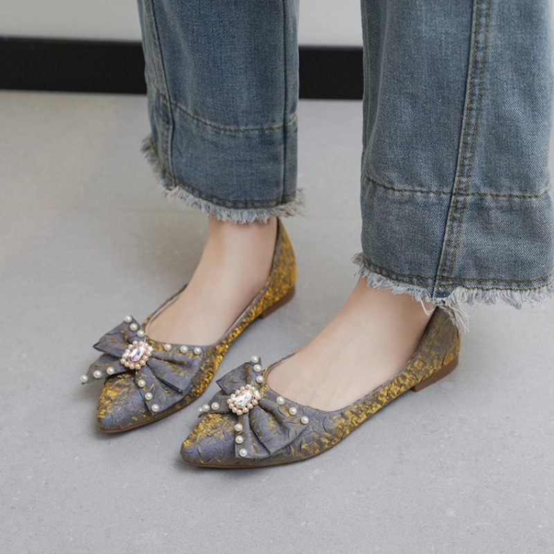 Pointed Toe Flat - Flat Shining Shoes Womens 2026 New