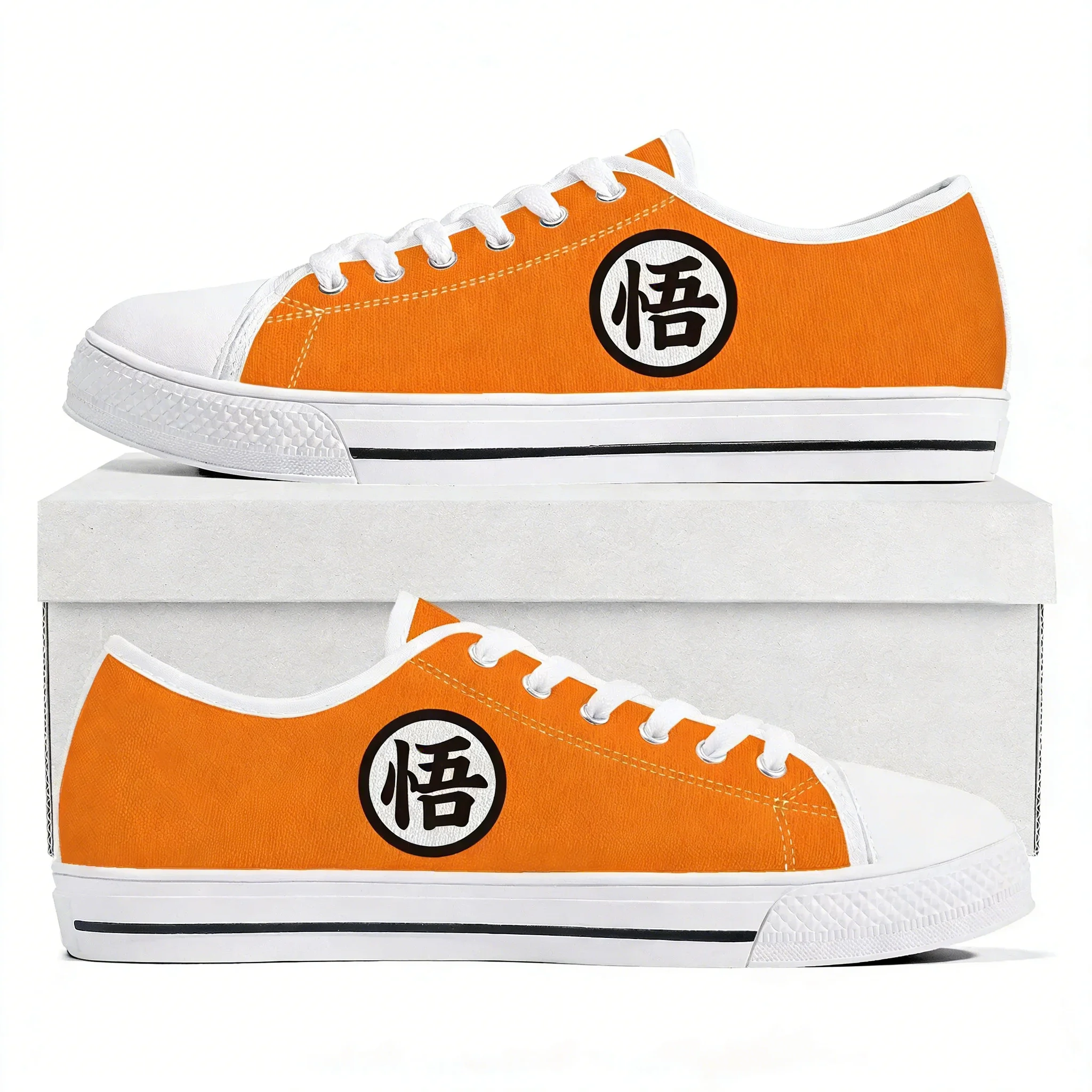 Women Shoes Logo - Hot Dragon Master Goku Logo Low
