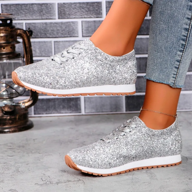 Women Shoes Nb - 2024new Spring Womens Sequined Solid Color