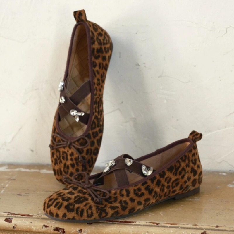 Embroidery Flower Ballet Flats - đánh giá và giá Women Shoes Brands
