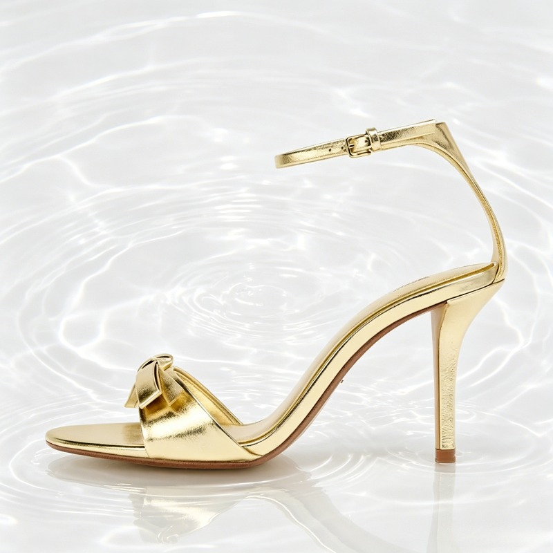 Elegant Golden Bow Brand High  - đánh giá và giá Women Shoes Brands