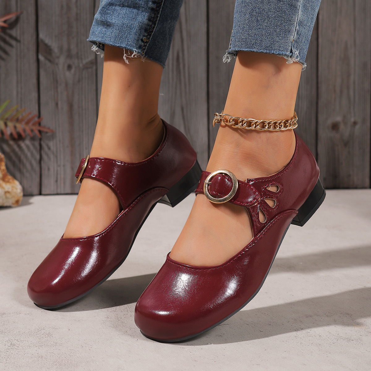 Women's Fashion New Buckle Des - đánh giá và giá Women'S Shoes Plus Size