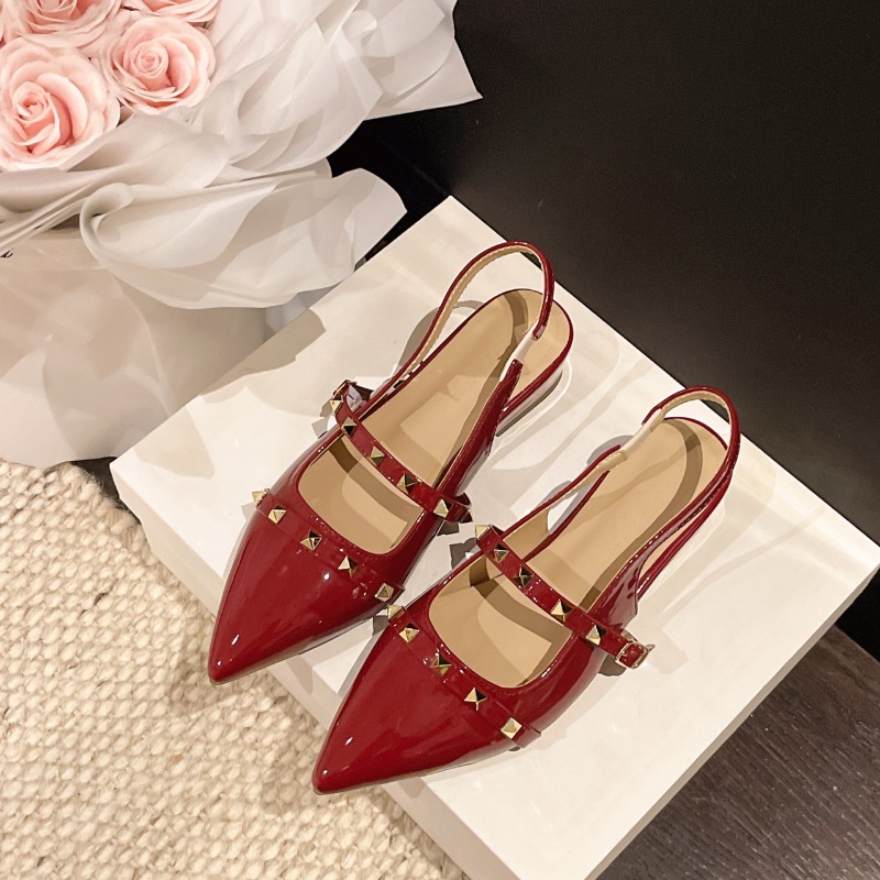 2026 New Style French Rivet He - đánh giá và giá Pointed Toe Flat