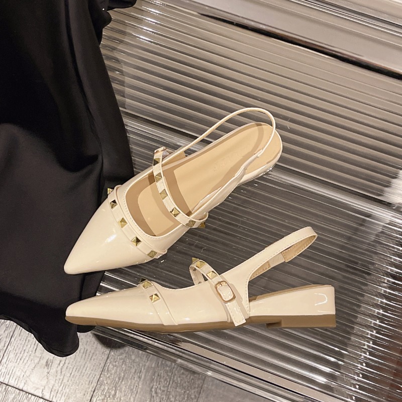 2026 New Style French Rivet He - đánh giá và giá Pointed Toe Flat