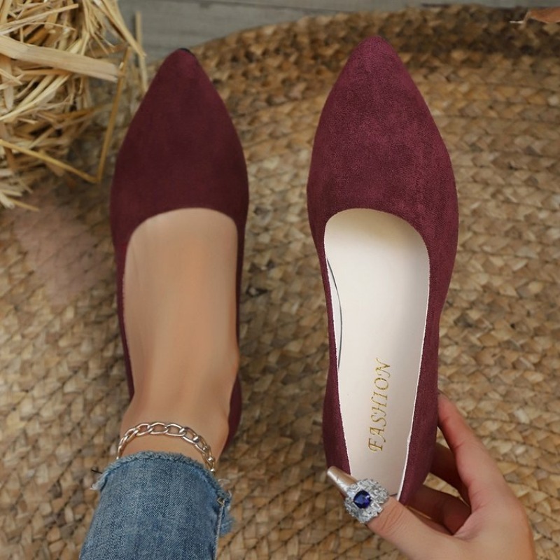 2025 New Single Shoe Shallow M - đánh giá và giá Pointed Toe Flat