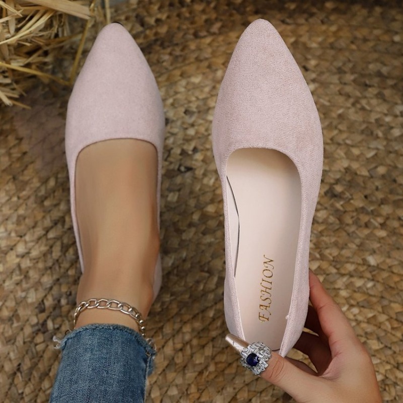 2025 New Single Shoe Shallow M - đánh giá và giá Pointed Toe Flat