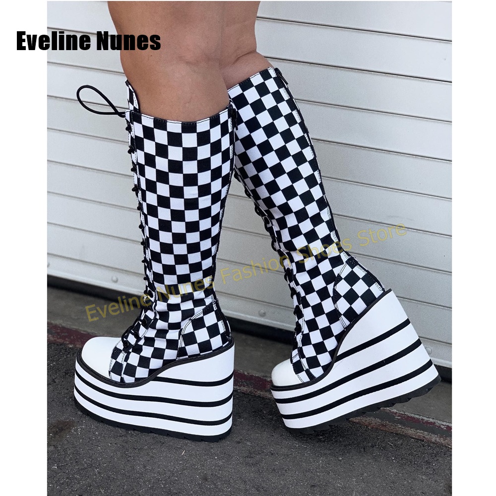 Women Pink White Checkerboard  - đánh giá và giá Women'S Shoes Y2K