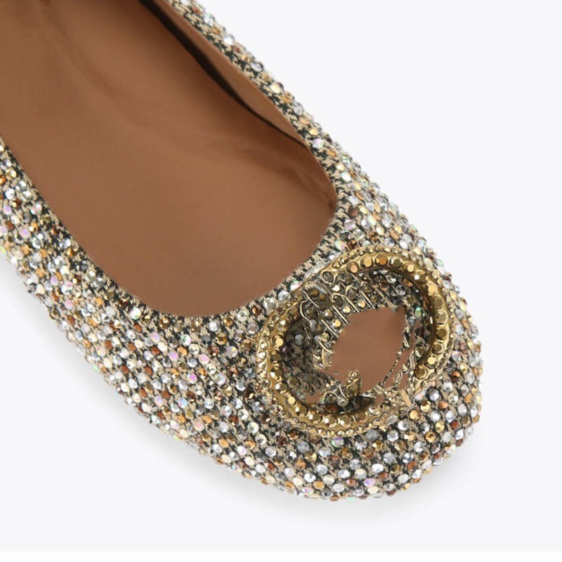Luxury Full-diamond Shallow-cu - đánh giá và giá Pointed Toe Flat