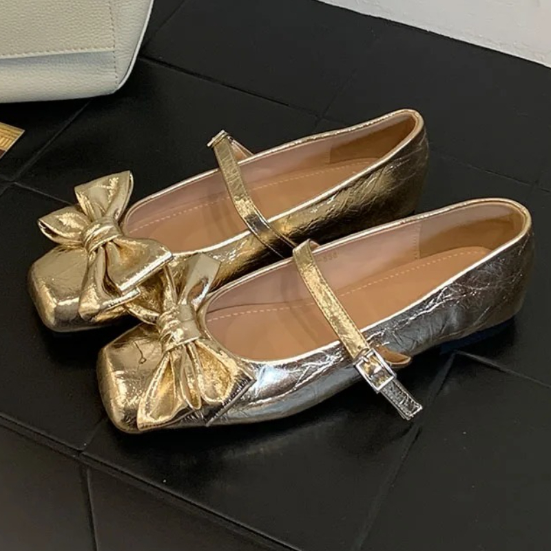 Cute Bowknot Square Toe Design - đánh giá và giá Women Shoes Brands