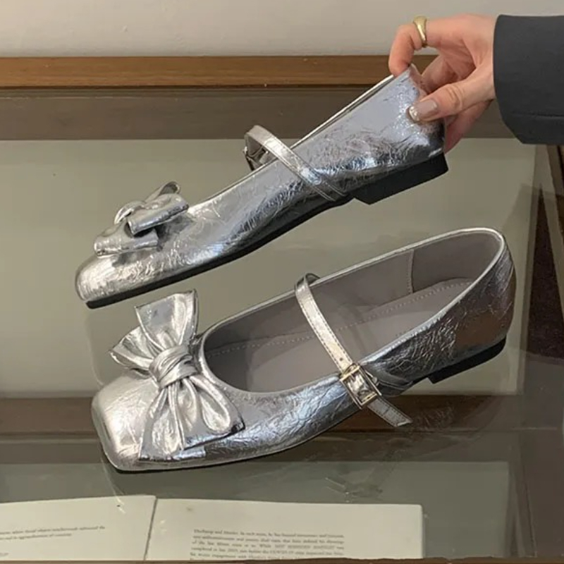 Cute Bowknot Square Toe Design - đánh giá và giá Women Shoes Brands
