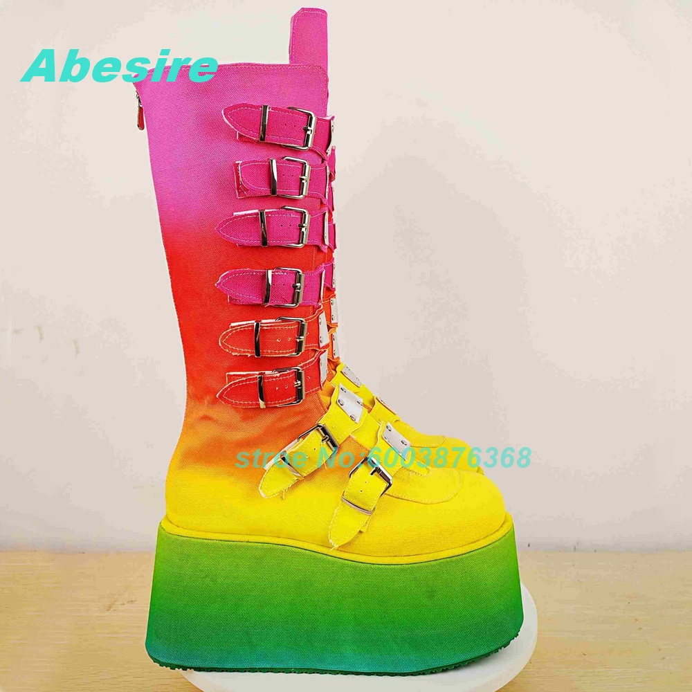 Mixed-Color Patchwork Multi-Bu - đánh giá và giá Women'S Shoes Y2K
