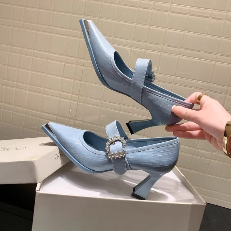 Versatile Temperament Rhinesto - đánh giá và giá Women Shoes Nb