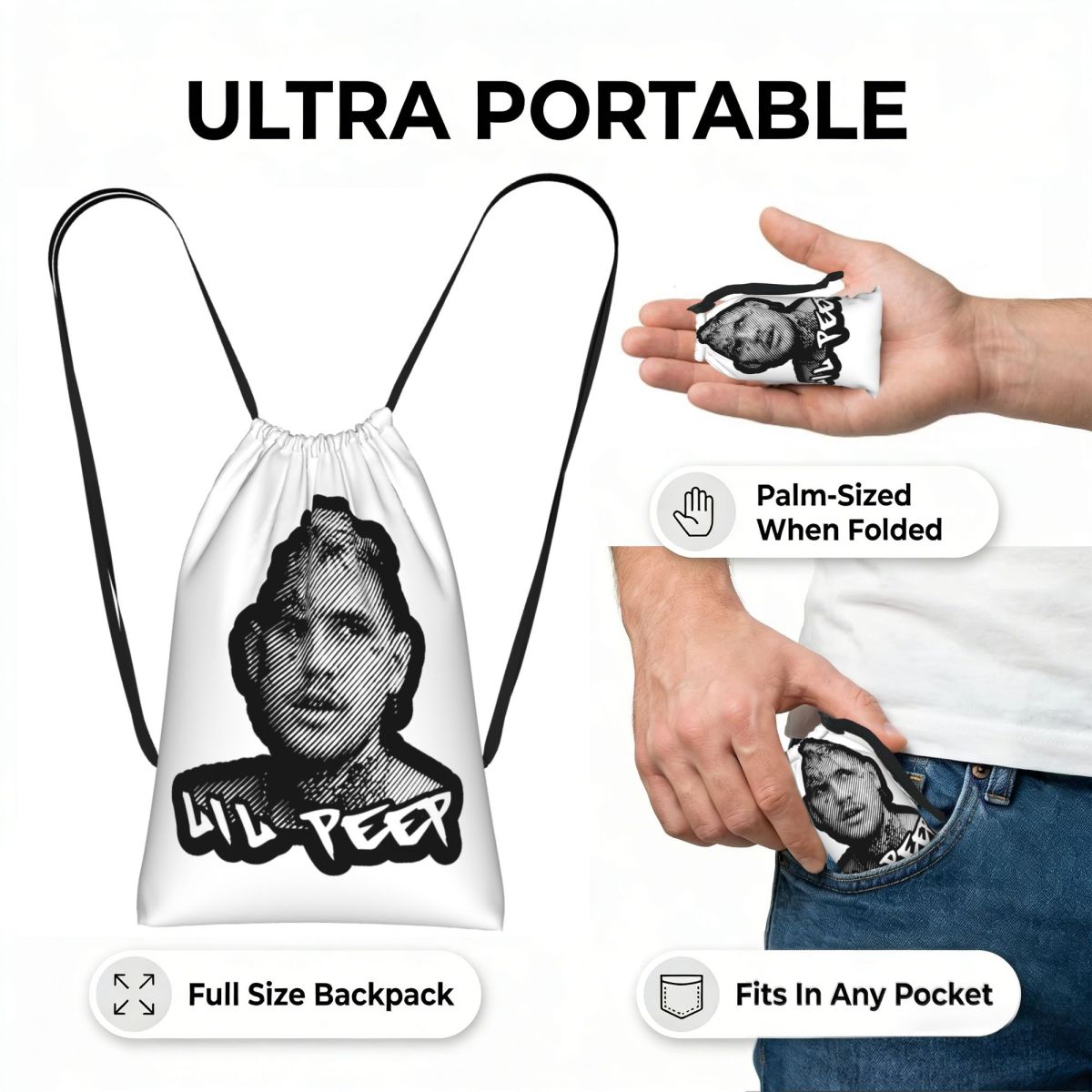 Logo Lil Peep Backpacks Fashio - đánh giá và giá Women Shoes Logo