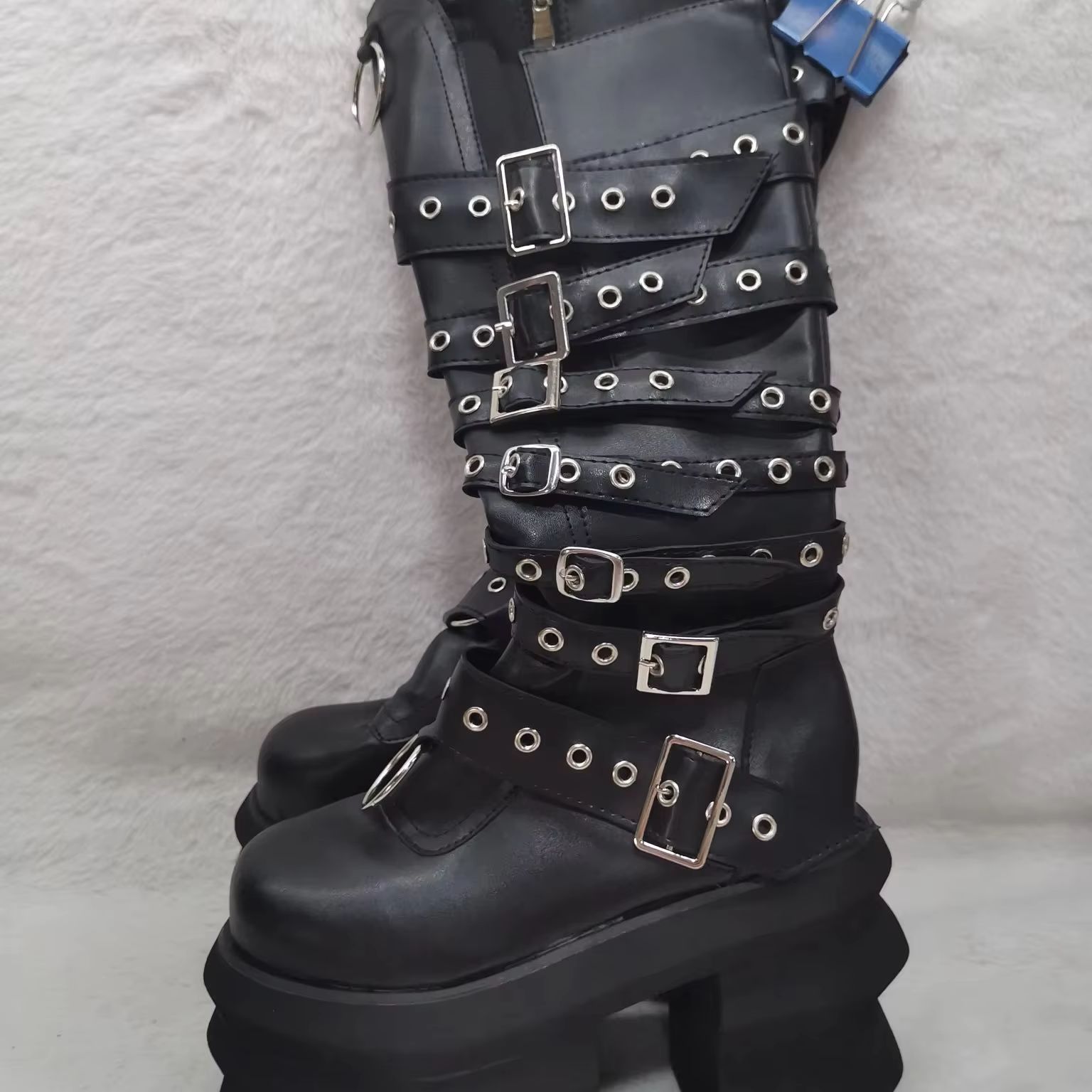 Belt Buckle Platform Thick Sol - đánh giá và giá Women'S Shoes Y2K