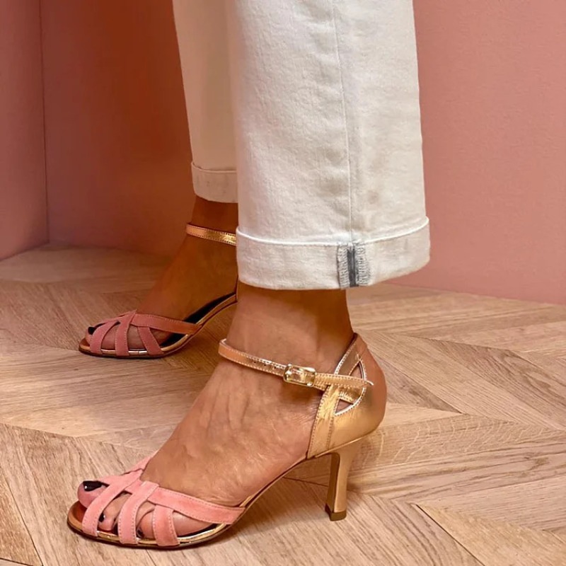 Summer Color Blocked High-heel - đánh giá và giá Women'S Shoes Plus Size