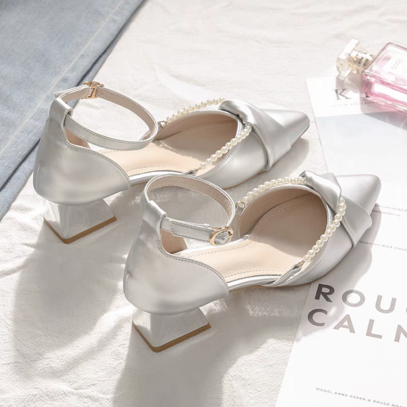 Pearl Ankle Strap High Heels 2 - đánh giá và giá Women'S Shoes For Wide Feet
