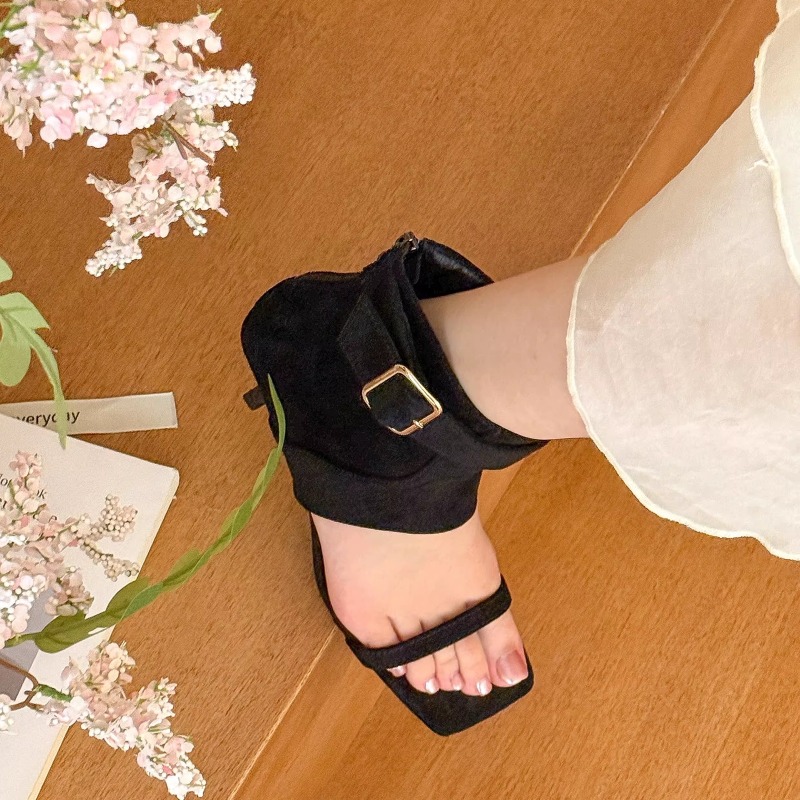 Retro Summer New Square Toe Op - đánh giá và giá Women Shoes Boots